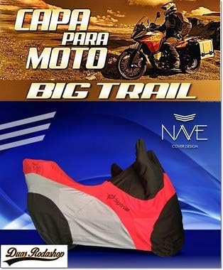 Capa para Moto Nave Big Trail Cor Vermelho