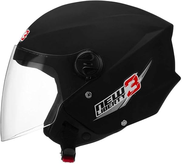Capacete Aberto Pro Tork New Liberty Three Solid Preto Fosco 60