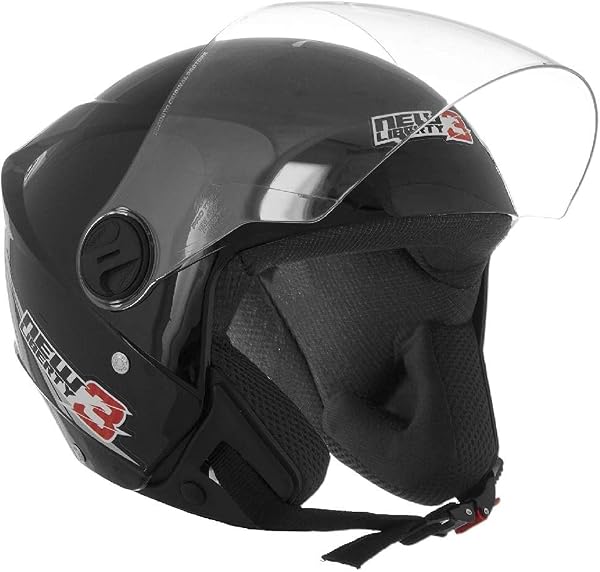 Capacete Aberto Pro Tork New Liberty Three Solid Preto