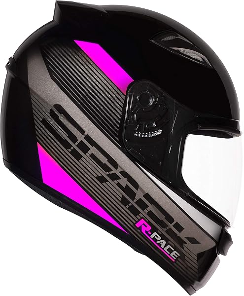 Capacete EBF Spark R-Pace 56 Preto/Rosa