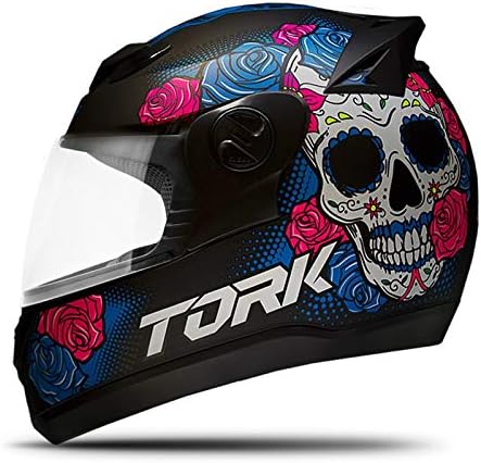 Capacete Fechado Pro Tork Evolution 788 G7 Mexican Skull Fosco Preto
