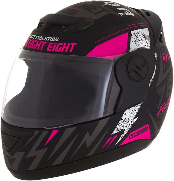 Capacete Pro Tork Evolution G6 Factory Racing Fosco Preto/Rosa 60