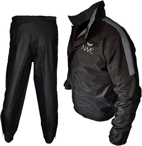 Conjunto Capa de Chuva Motoqueiro Nylon Emborrachado GG Nave