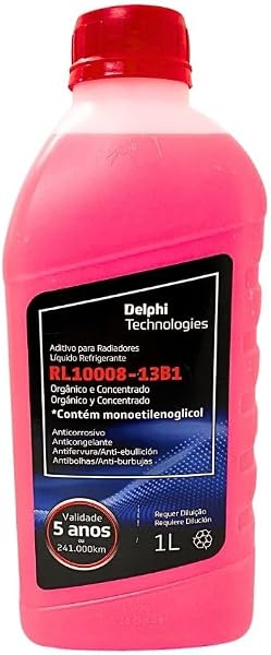 Delphi Aditivo Radiador Concentrado Orgânico Rosa RL10008 1L