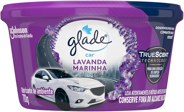 Glade Gel Car Lavanda Marinha 70g