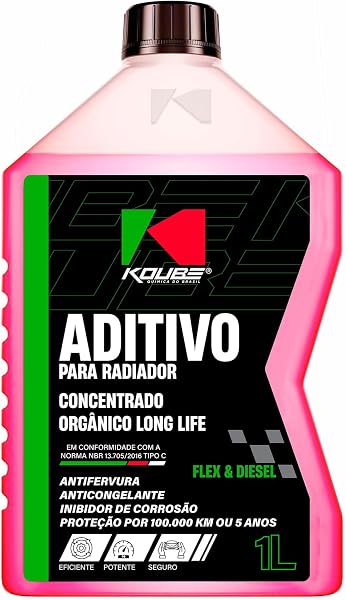 Koube Aditivo Concentrado Orgânico Long Life Rosa 1L