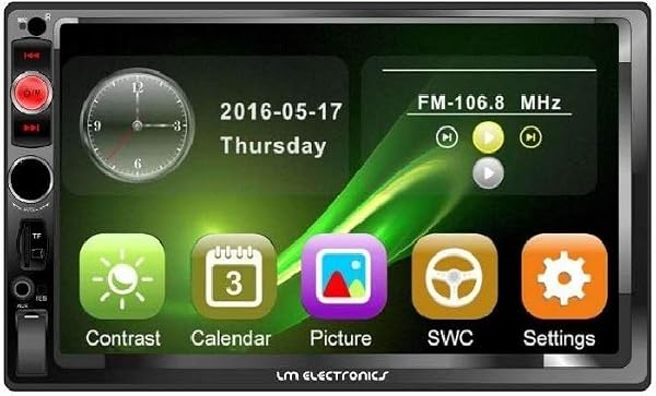 LM Eletronics MP52DIN Multimídia 7″ 2-DIN 4x60W