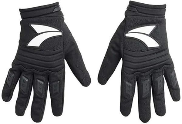 Multilaser MT031 Luva para Motociclista Dedo Longo Tam. M Branco/Preto