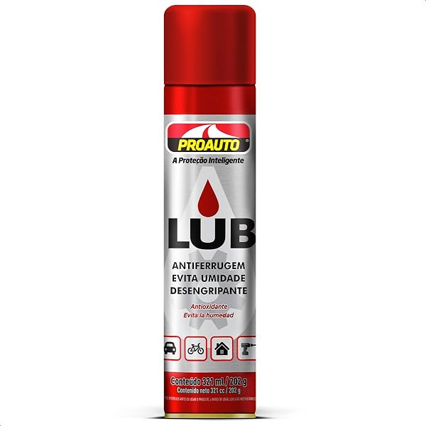 Proauto Lub Lubrificante Desengripante 321ml