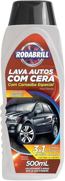 Rodabrill Lava Autos com Cera 500ml