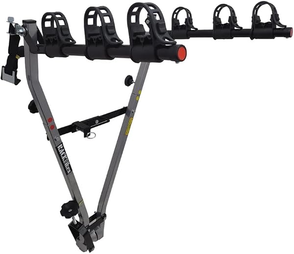 Suporte Transbike Engate 3 Bicicletas Sedan Hatch Prata